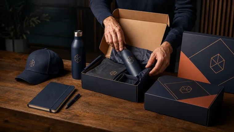 Coordinated branded merchandise pack