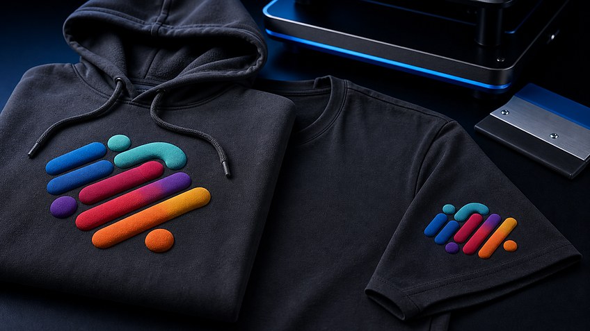 Puff Printing branded product examples