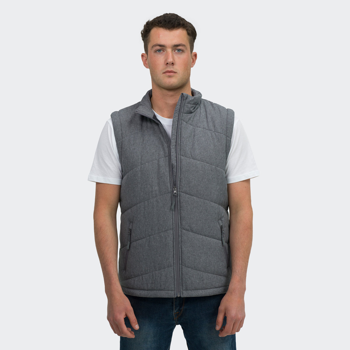 Newport Mens Puffer Vest branded apparel product image