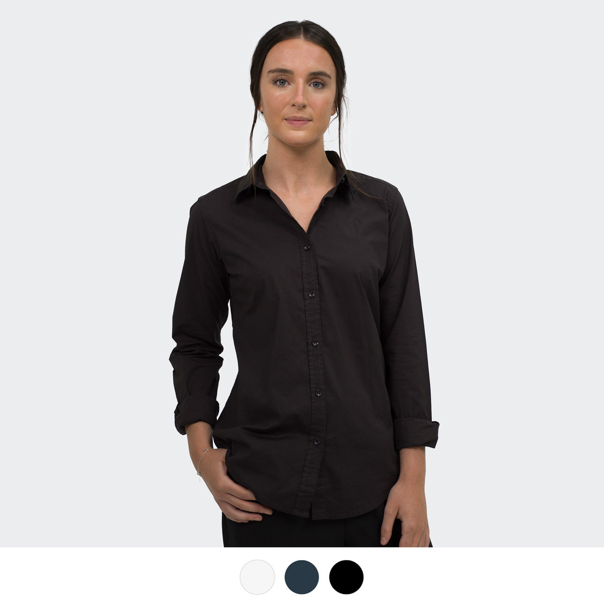 Parker Women's Poplin Shirt branded apparel product image