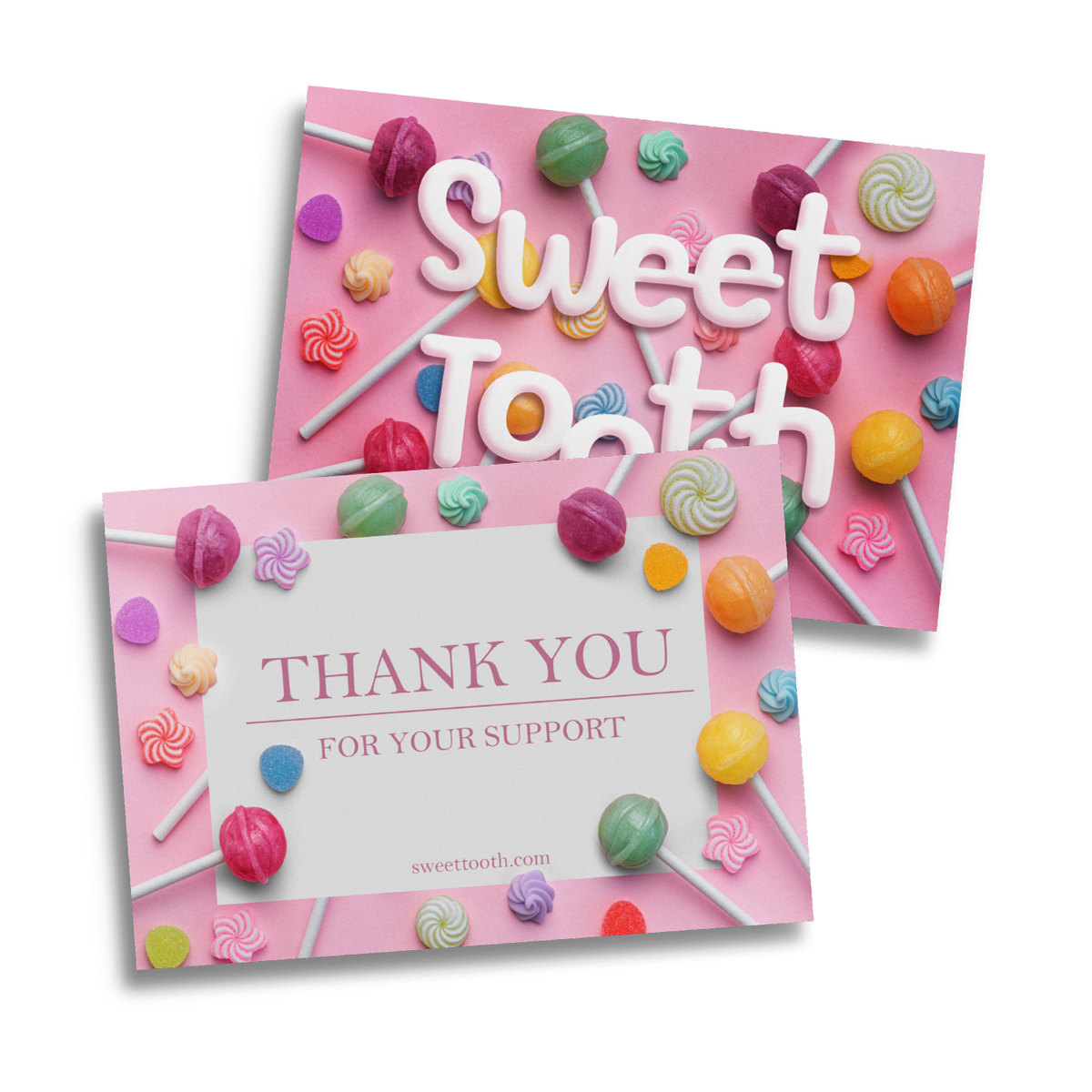 A5 Message Card branded packaging product image