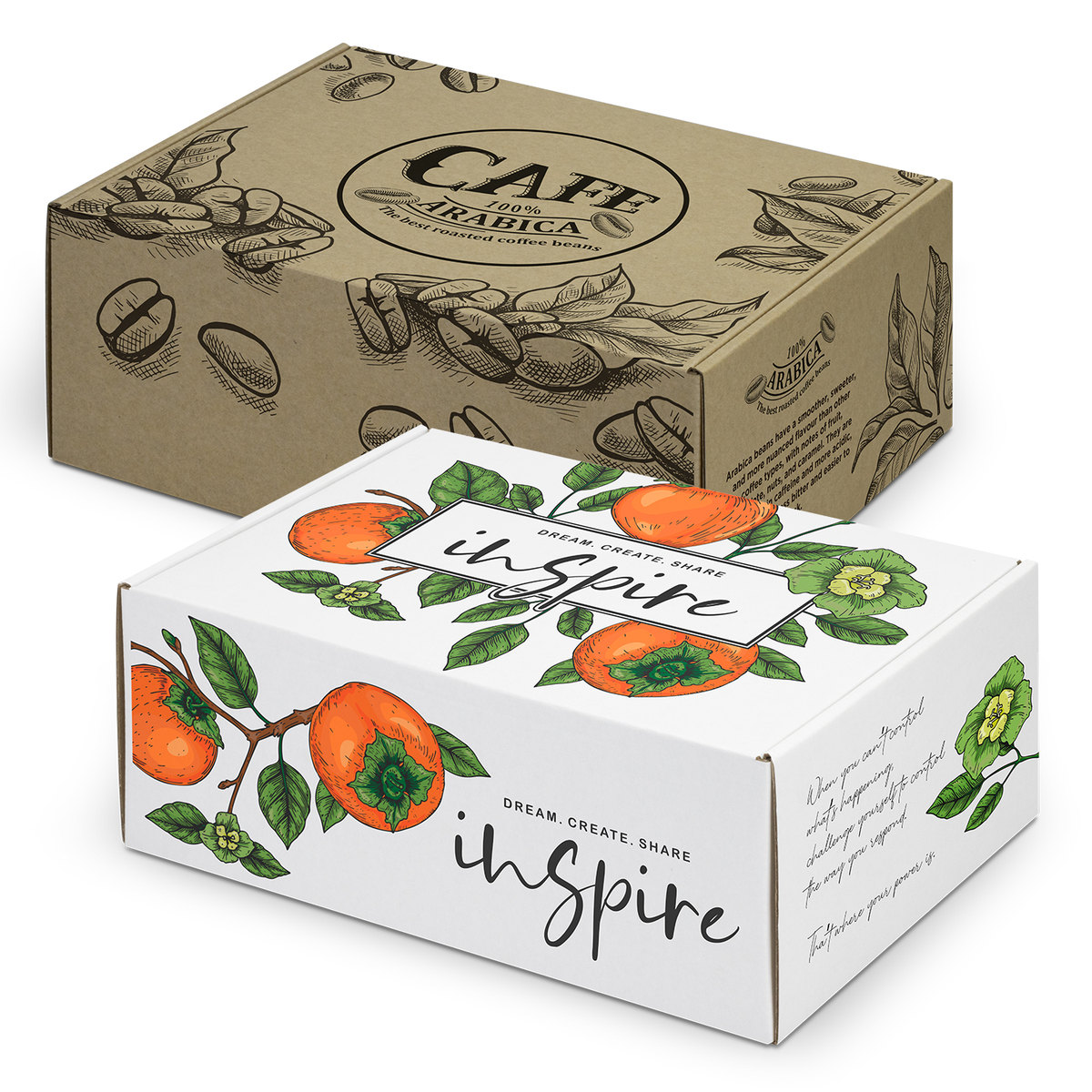 Die Cut Box with Locking Lid - 300x225x113mm branded packaging product image