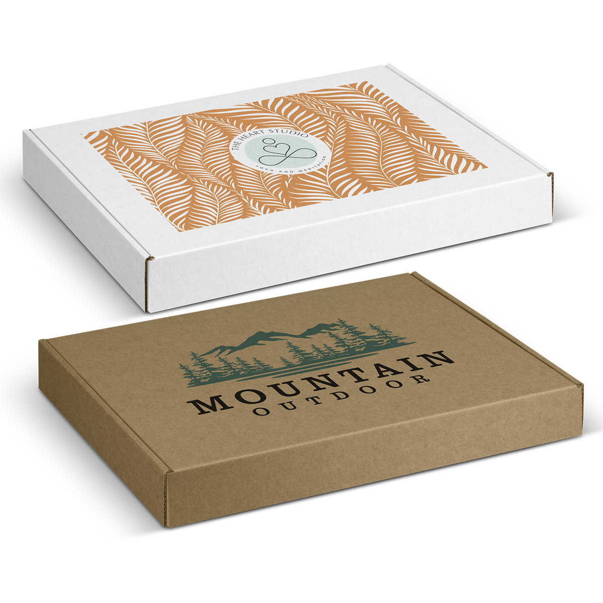 Die Cut Box with Locking Lid - 320x230x35mm branded packaging product image
