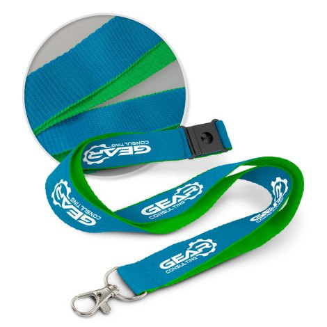 Duplex Lanyard branded conference and event merchandise product image