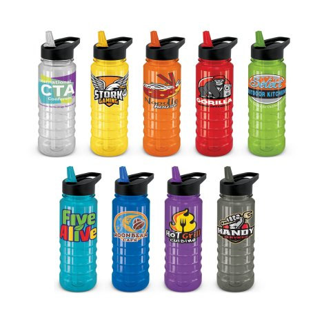 Triton Bottle - Black Lid branded drinkware product image
