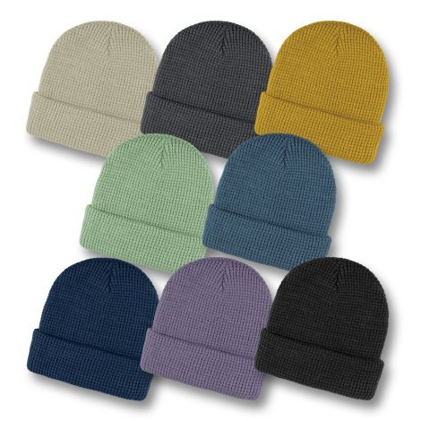 Galway Waffle Beanie branded headwear product image
