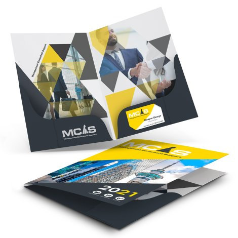A4 Presentation Folder with Twin Pockets branded print product image