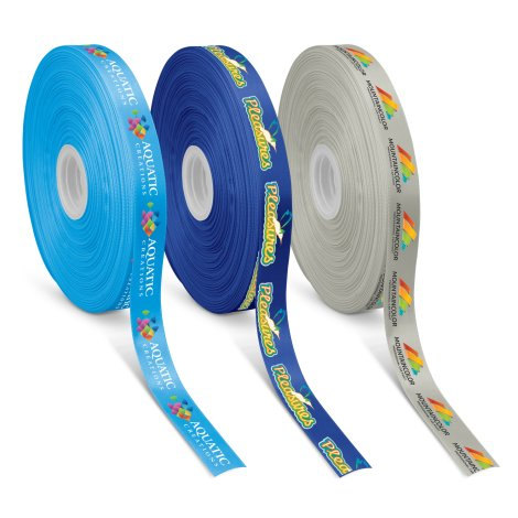 Personalised Ribbon 25mm - Full Colour branded print product image