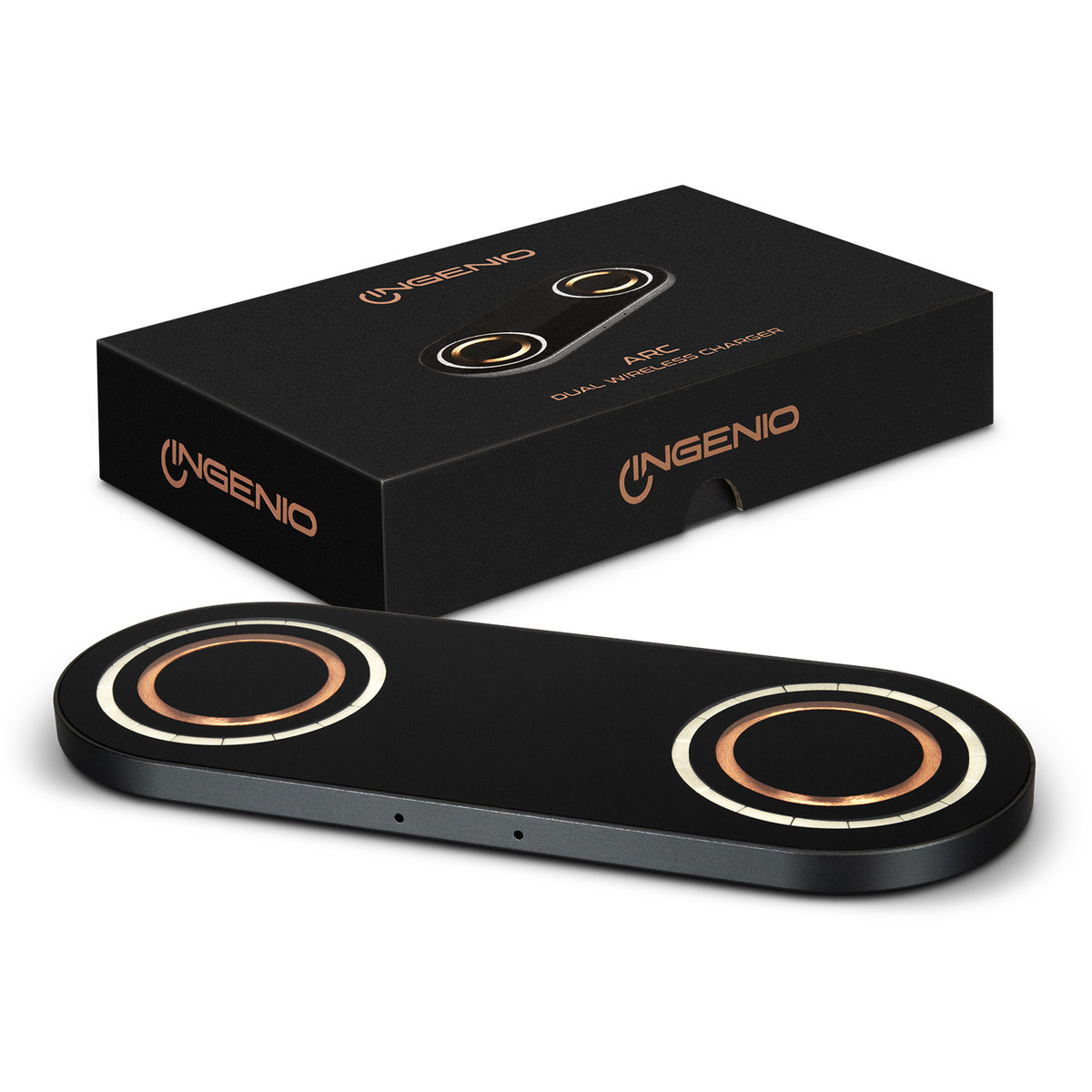 INGENIO Arc Dual Wireless Charger branded tech accessories product image
