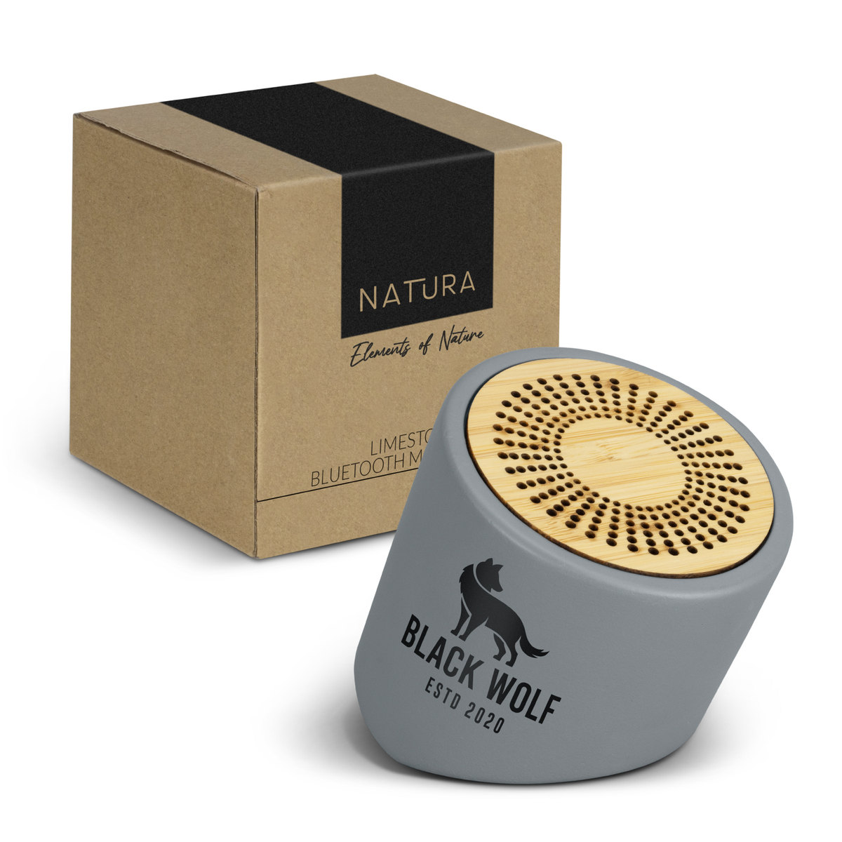 NATURA Limestone Bluetooth Mini Speaker branded product image