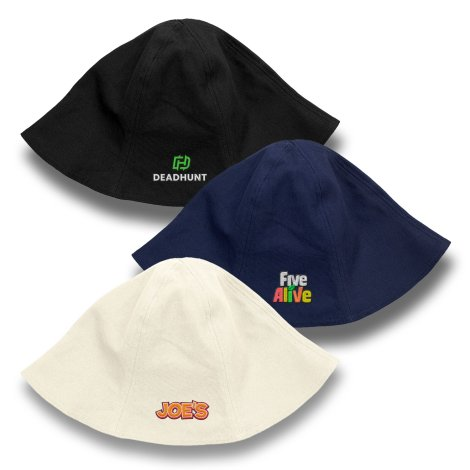 Byron Bucket Hat branded apparel and headwear product image