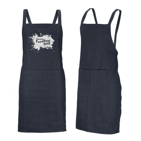 Carolina Denim Bib Apron branded apparel product image