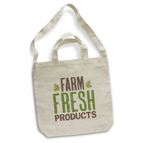 Cotton Shoulder Tote Bag branded bag product image