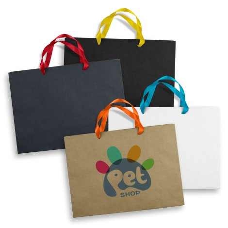 Extra Large Ribbon Handle Paper Bag branded packaging product image