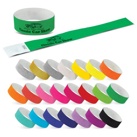 Tyvek Event Wrist Band branded event merchandise product image