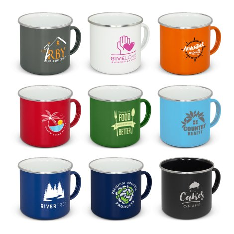 Bendigo Enamel Mug branded drinkware product image
