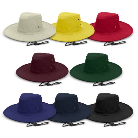 Austral Wide Brim Hat branded headwear product image