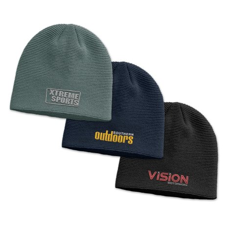 Montana Garter Knit Beanie branded headwear product image