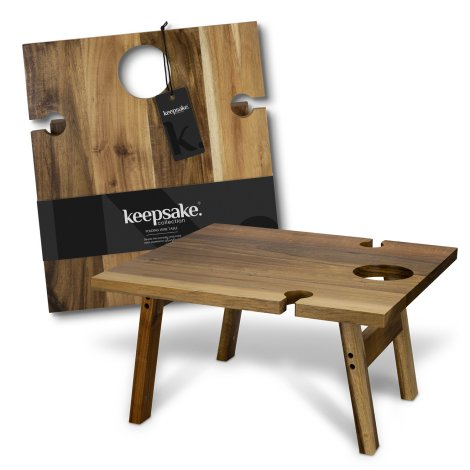 Keepsake Folding Wine Table branded outdoor and leisure product image
