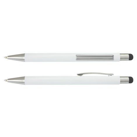 Lancer Stylus Pen - White Barrel branded pen product image