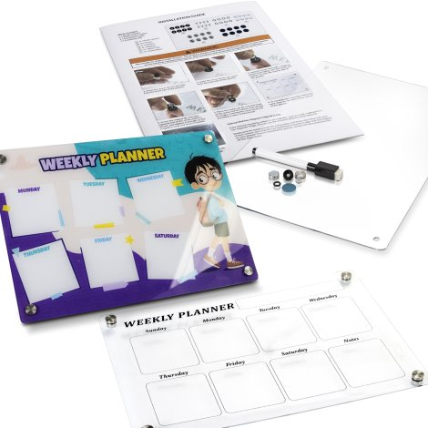 Magnetic Fridge Planner branded print product image