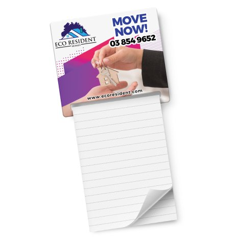 Magnetic Memo Pad - A7 branded print product image