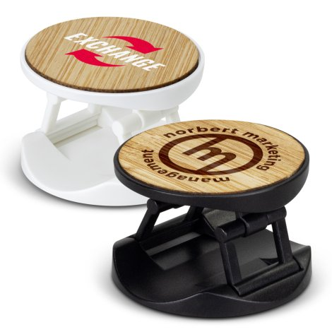 Bamboo Phone Holder branded tech accessories product image