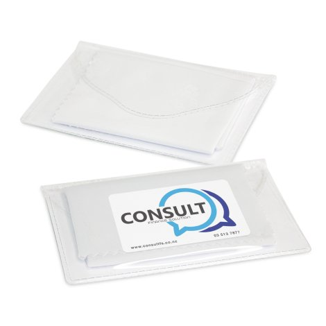 Lens Microfibre Cleaning Cloth product example for Digital Labels